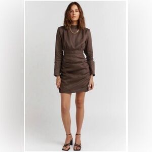 DISSH Maya dark chocolate dress